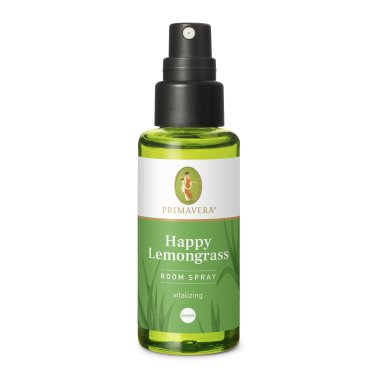 HAPPY LEMONGRASS Room Spray, kologisk aromaterapi