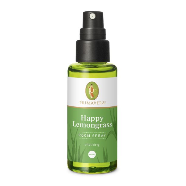 HAPPY LEMONGRASS Room Spray, ekologisk aromaterapi