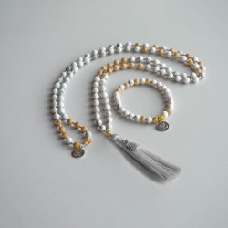 Howlite Mala