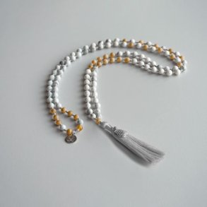 Howlite Mala