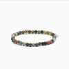 So indian agate kristallarmband, 4mm