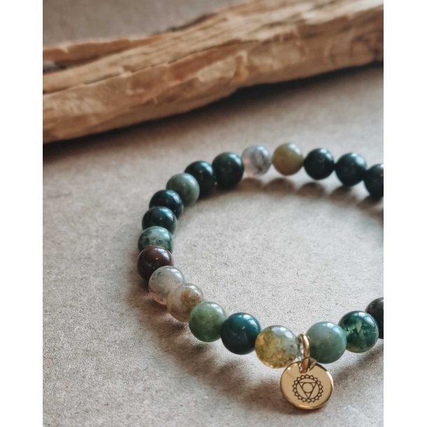 Indian Agate bracelet, Wealth & Prosperity from GOYOGI