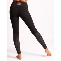 INDU yoga legging, kologisk - Sort
