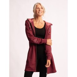 Karuna Sweat jakke - Mrk rd