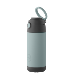 AYA&IDA Kids Straw drikkeflaske, 350 ml - Mint Green