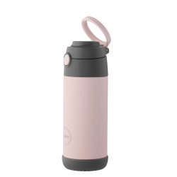 AYA&IDA Kids Straw drikkeflaske, 350 ml - Soft Rose