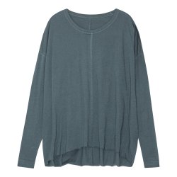 Yogamii LION DRAPY yoga bluse, kologisk - Dusty Blue