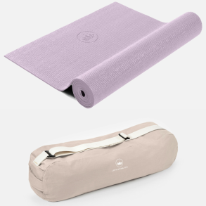 MUDRA yogam�tte + PUNE taske - Lavender / Light Taupe