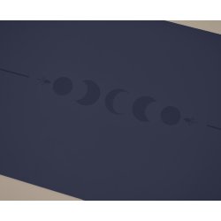 Moonchild STAY GROUNDED yogamtte - Navy Blue