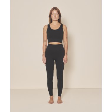 Moonchild Soft Rib Yoga Legging - Black Iris