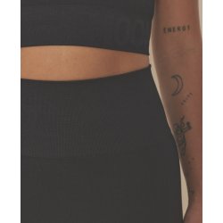 Moonchild Soft Rib Yoga Crop Top - Black Iris