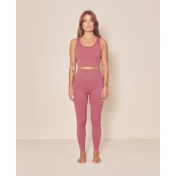 Moonchild Soft Rib Yoga Crop Top - Blush