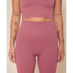 Moonchild Soft Rib Yoga Crop Top - Blush
