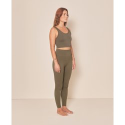 Moonchild Soft Rib Yoga Legging - Olive