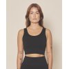 Moonchild Soft Rib Yoga Crop Top - Black Iris