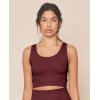Moonchild Crop Top, Burgundy