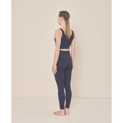 Moonchild Soft Rib Yoga Legging - Navy Blue