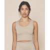 Moonchild Soft Rib Yoga Crop Top - Rain