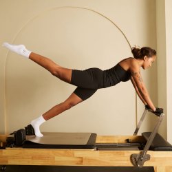 Moonchild Pilates reformer Strumpor, Vit