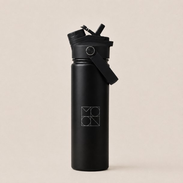 Moonchild Align Drinking Bottle, Black