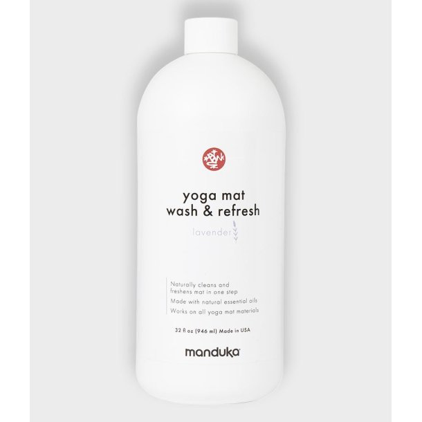 Manduka Yoga Mat Wash &amp; Refresh, 946 ml - Lavendel