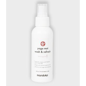 Manduka Yoga Mat Wash & Refresh, 118 ml - Lemongrass