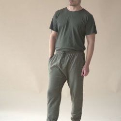 Yogamii MUDRA herre yogabukser - Dark Olive