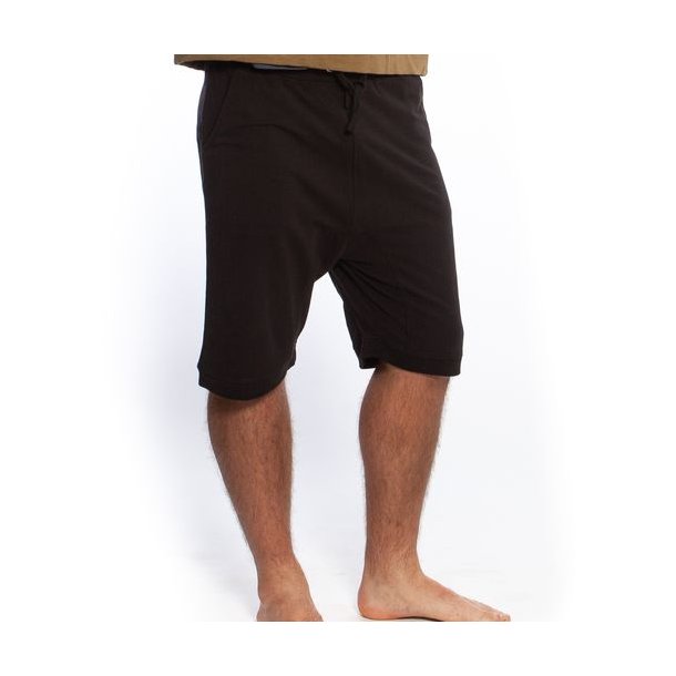 Yogamii MUDRA herre yoga shorts, kologisk - Sort