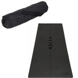 Moonchild STAY GROUNDED yogamtte, onyx black + taske