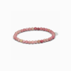 SO� rhodonite crystal bracelet, 4mm