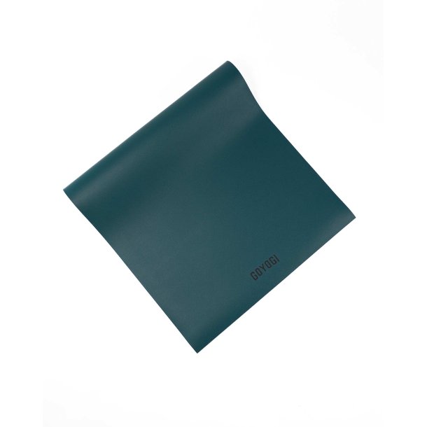 GOYOGI yoga mat, natural rubber 4mm, Dark Green