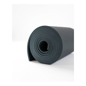 GOYOGI yoga mat, natural rubber, 6 mm, Dark Grey