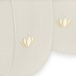 Meditationspude 15 cm, kologisk - Natur