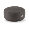 Zafu / Meditation kudde 15 cm, ekologisk - Antracit