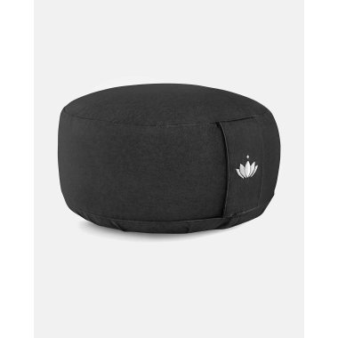 Meditationspude 15 cm, �kologisk - Sort