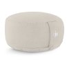 Zafu / Meditation kudde 15 cm, ekologisk - Light Taupe