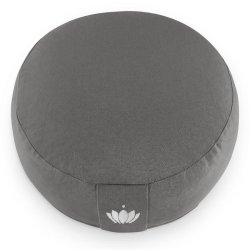 Meditationspude 15 cm, kologisk - Anthracit