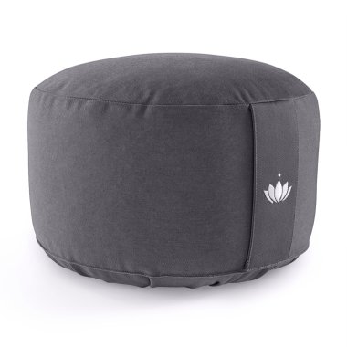 Meditationspude 20 cm, �kologisk - Anthracit