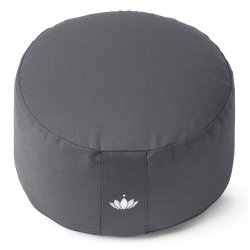 Meditationspude 20 cm, kologisk - Anthracit