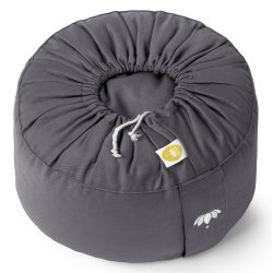 Meditationspude 20 cm, kologisk - Anthracit