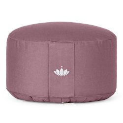 Meditationspude 20 cm, kologisk - Aubergine