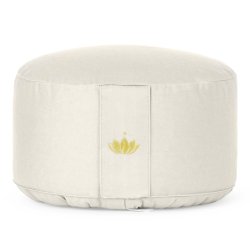 Meditationspude 20 cm, kologisk - Natur