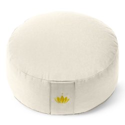 Meditationspude 20 cm, kologisk - Natur