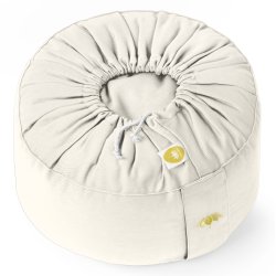 Meditationspude 20 cm, kologisk - Natur