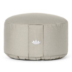 Meditationspude 20 cm, kologisk - Light Taupe