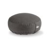 Zafu / Meditation kudde 10 cm, ekologisk - Antracit
