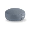 Zafu / Meditation kudde 10 cm, ekologisk - Antracit