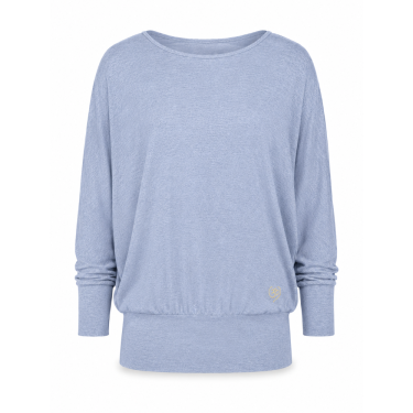 RIVO yoga blus, Blue melange