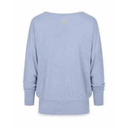 RIVO yoga blus, Blue melange