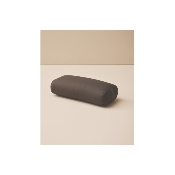 Moonchild Yoga Bolster / meditationskudde, rektangulr  - Dark Grey